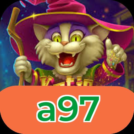 Interface do aplicativo a97 mostrando jogos disponíveis no iOS e Android